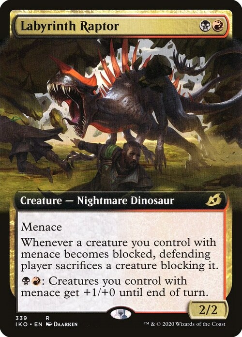 Labyrinth Raptor Card Front