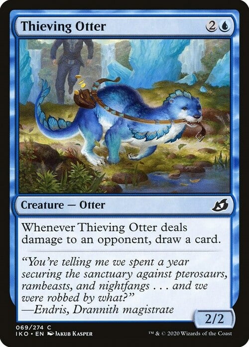 Thieving Otter Card Front