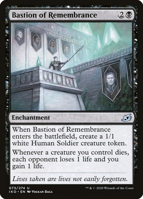 Bastion of Remembrance Card Front