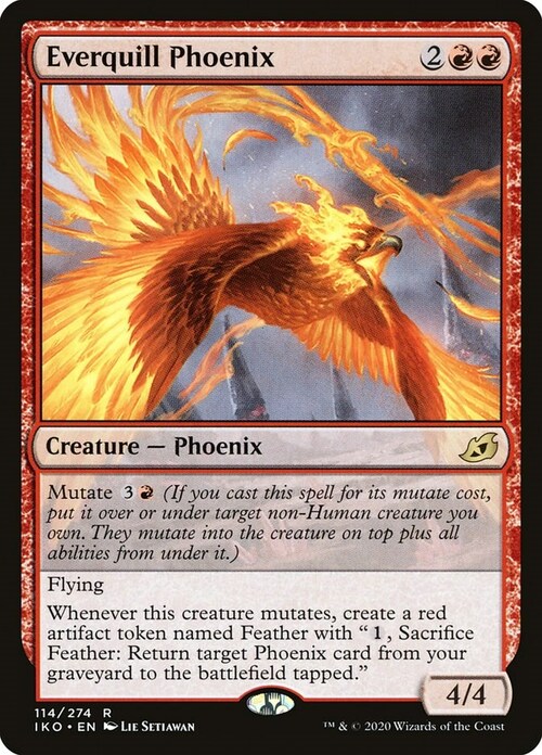 Everquill Phoenix Card Front