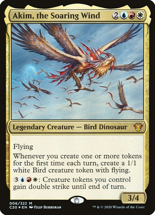 Akim, the Soaring Wind Card Front
