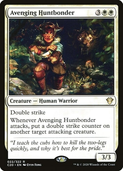 Avenging Huntbonder Card Front
