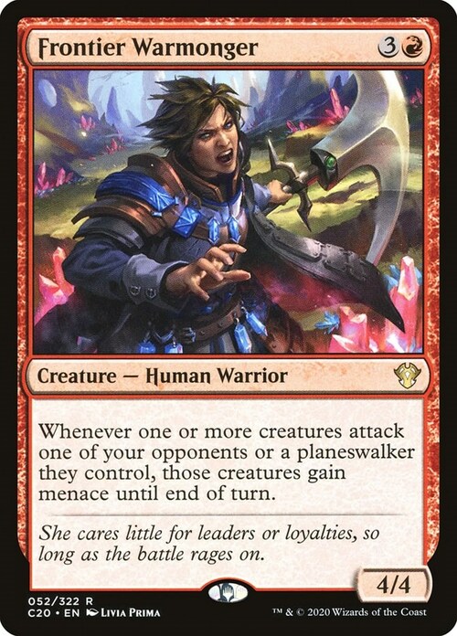Frontier Warmonger Card Front
