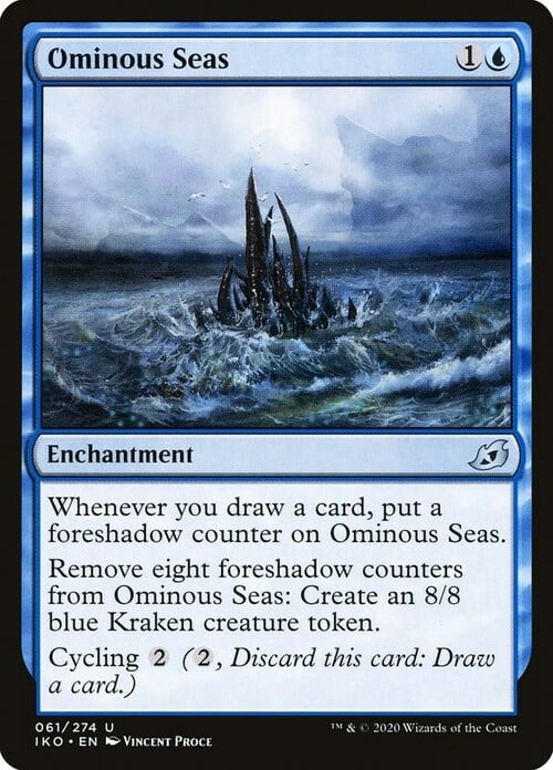 Ominous Seas Card Front