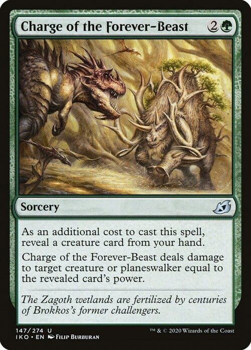 Charge of the Forever-Beast Card Front