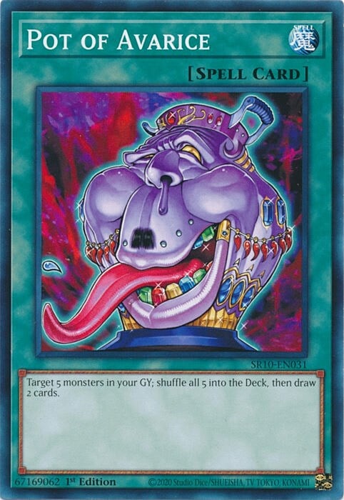 Pot of Avarice Card Front