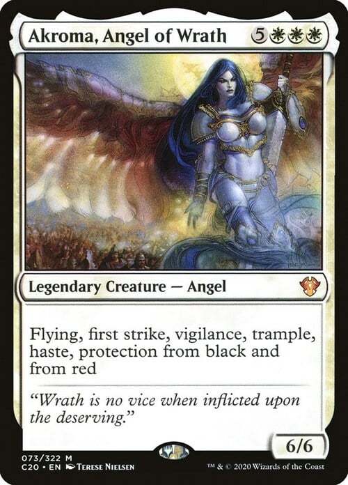 Akroma, Angel of Wrath Card Front