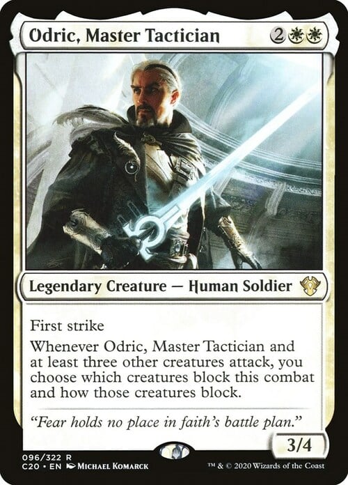 Odric, Master Tactician Card Front