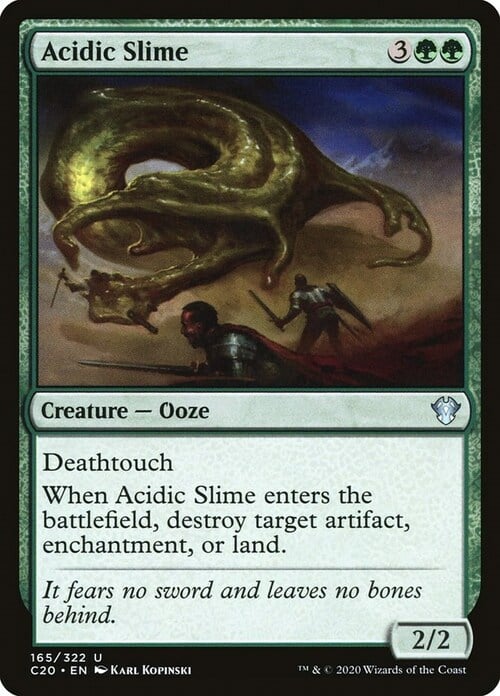 Acidic Slime Card Front