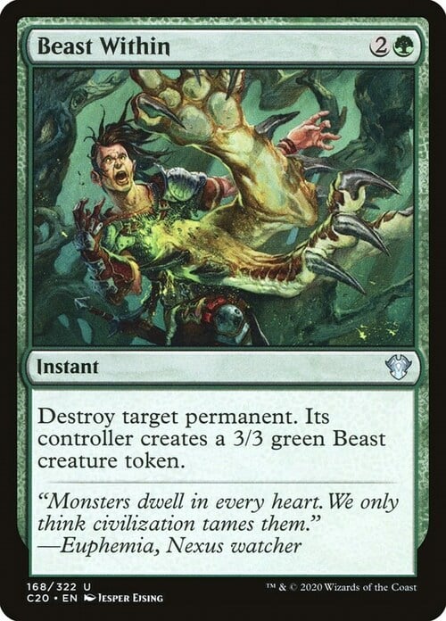 Beast Within Card Front