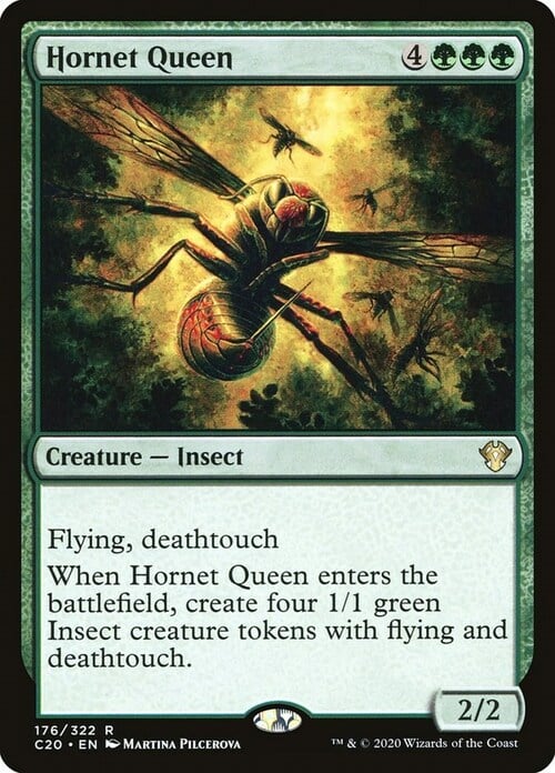 Hornet Queen Card Front