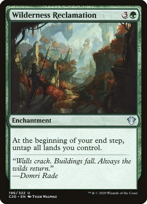 Wilderness Reclamation Card Front