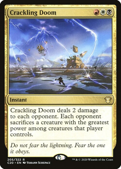 Crackling Doom Card Front