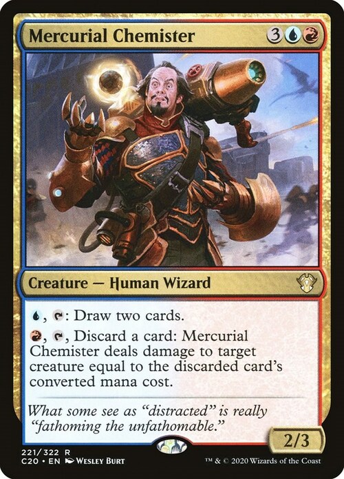 Mercurial Chemister Card Front