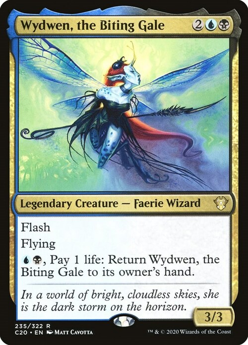 Wydwen, the Biting Gale Card Front