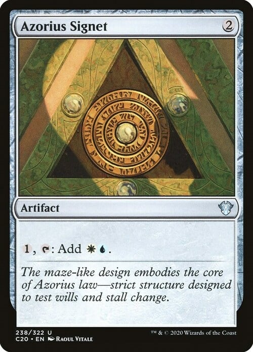 Azorius Signet Card Front
