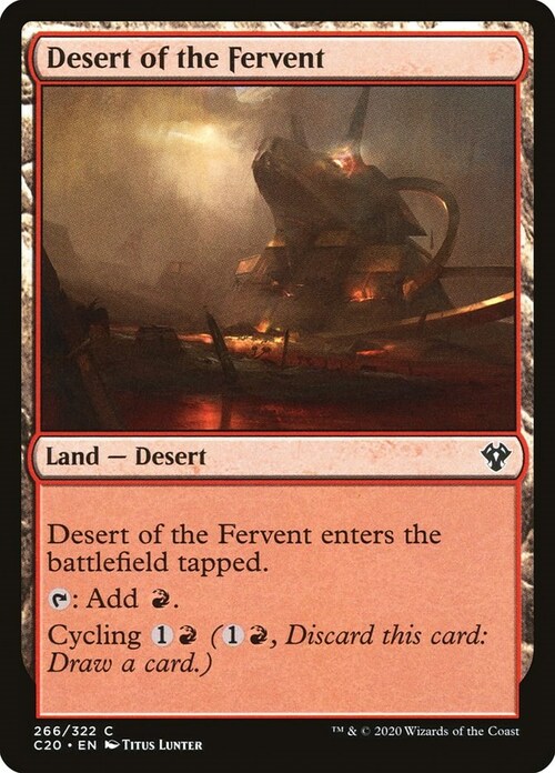 Desert of the Fervent Card Front