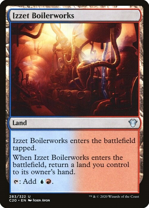 Izzet Boilerworks Card Front