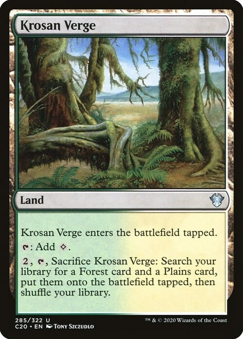 Krosan Verge Card Front