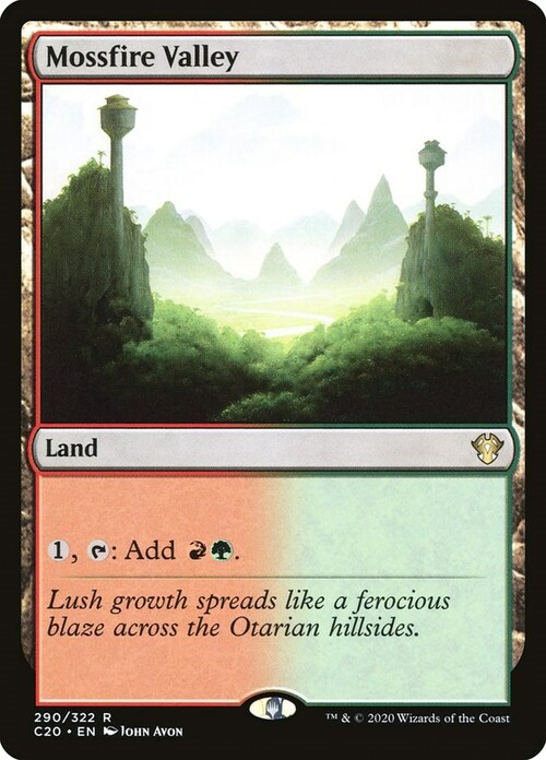 Mossfire Valley Card Front