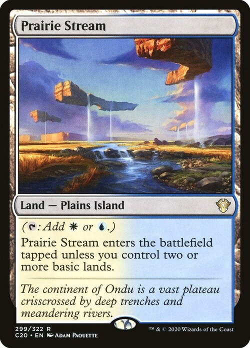 Prairie Stream Card Front