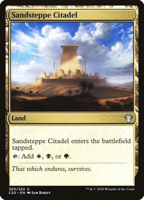 Sandsteppe Citadel Card Front