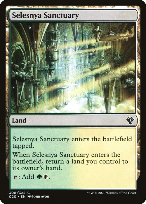 Selesnya Sanctuary Card Front