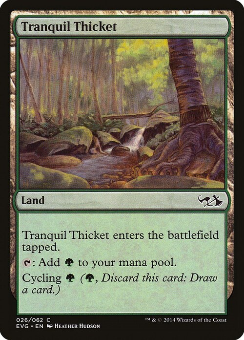 Tranquil Thicket Card Front