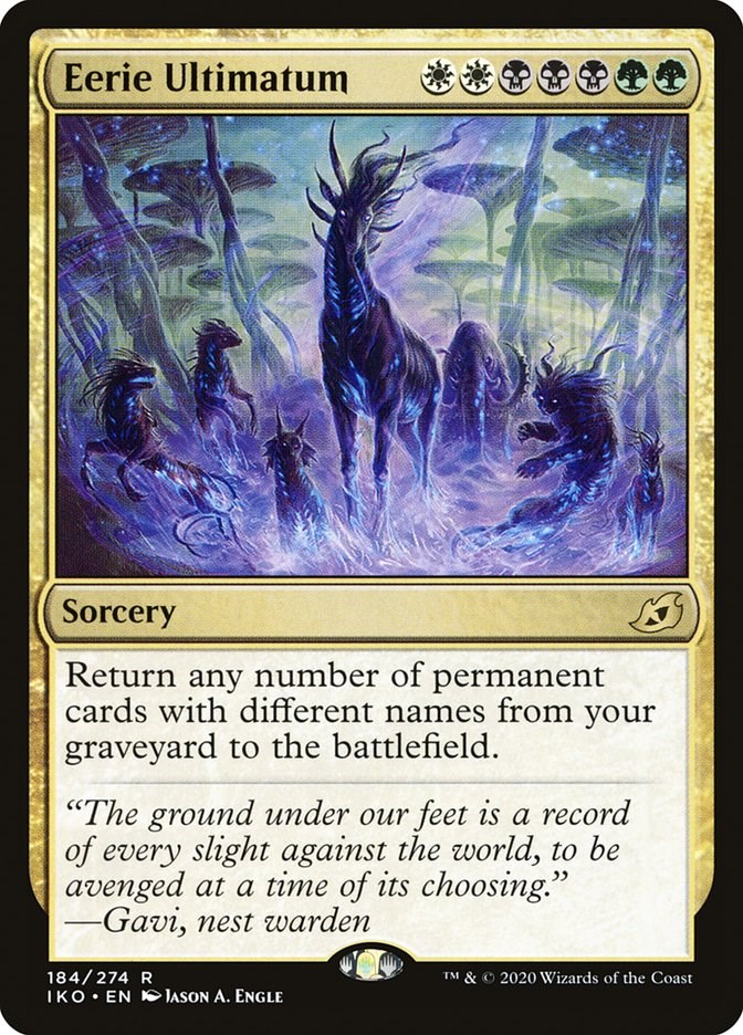 Eerie Ultimatum Ikoria: Lair of Behemoths | Magic | CardTrader