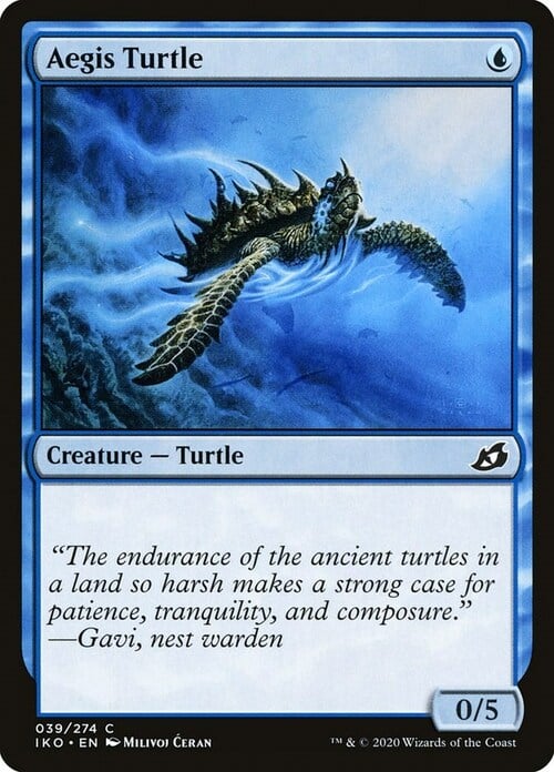 Tartaruga dell'Egida Card Front