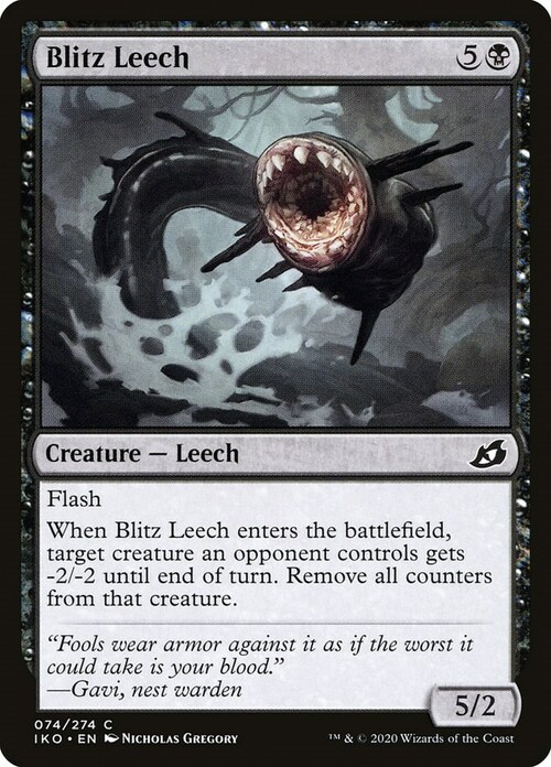 Blitz Leech Card Front