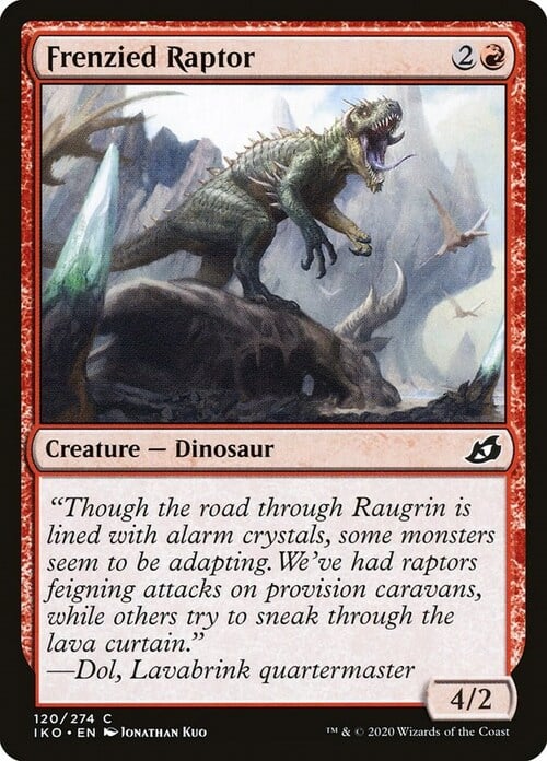Raptor Frenetico Card Front