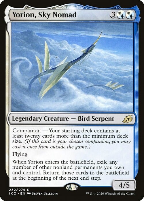 Yorion, Sky Nomad Card Front