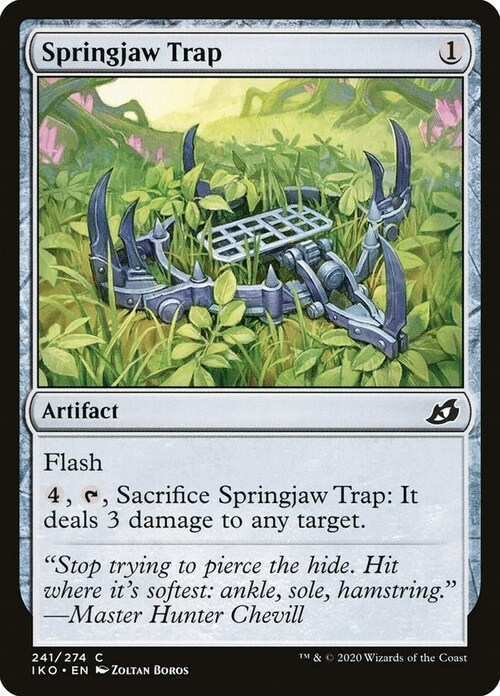 Springjaw Trap Card Front