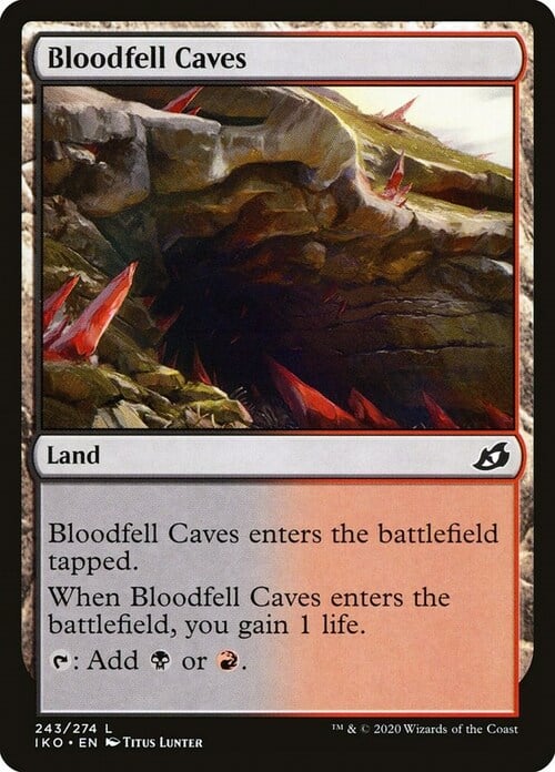 Caverne del Sangue Versato Card Front
