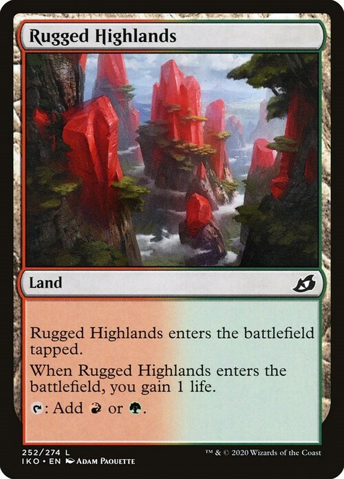 Rugged Highlands Card Front