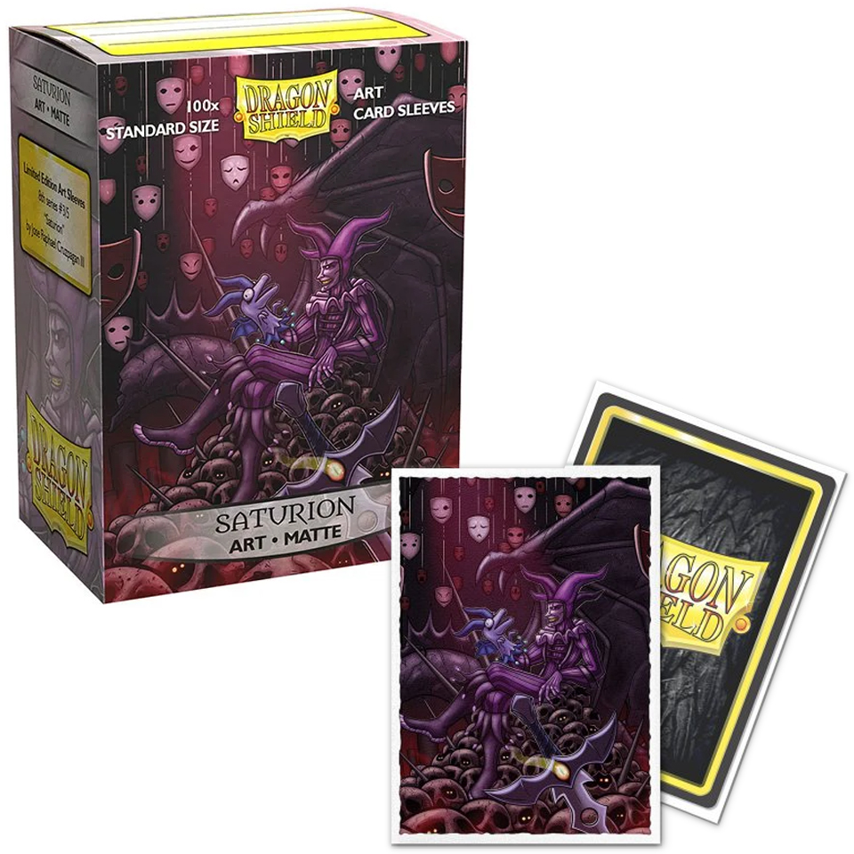 100 Dragon Shield Sleeves - Matte Saturion