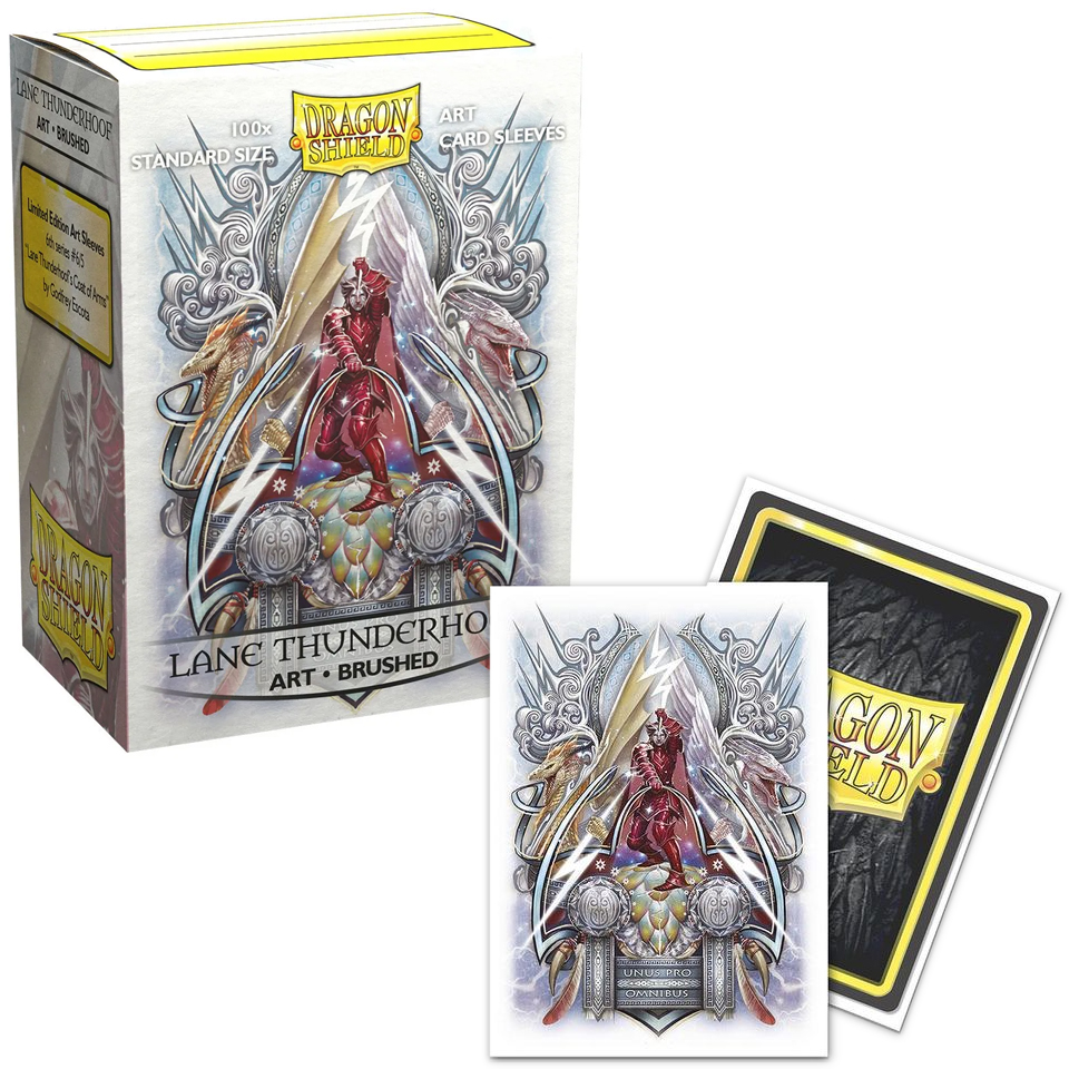 100 Dragon Shield Sleeves - Brushed Lane Thunderhoof