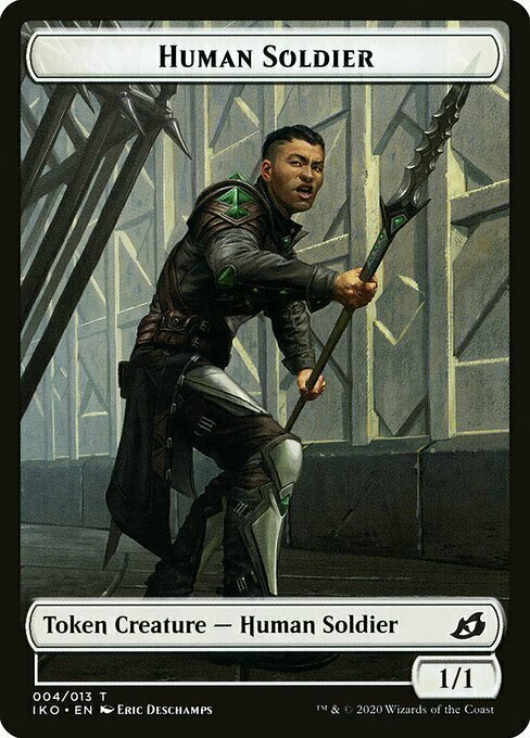 Human Soldier Card Front
