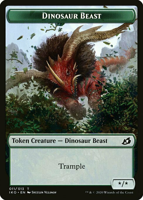 Dinosaur Beast Card Front