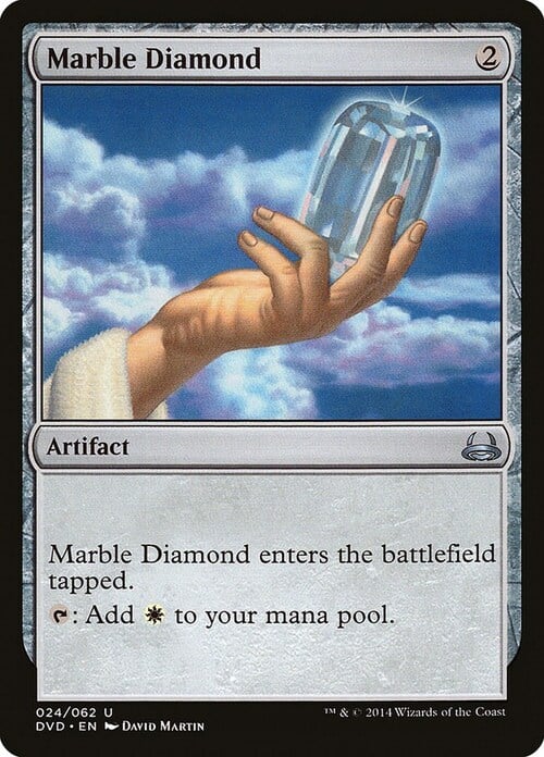 Marble Diamond Card Front