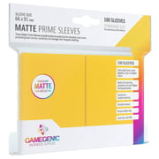 100 Gamegenic Matte Prime Sleeves - Yellow