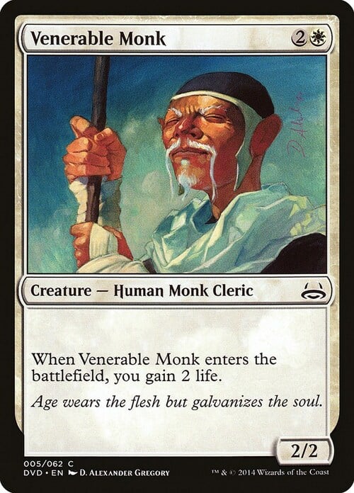 Venerable Monk Card Front