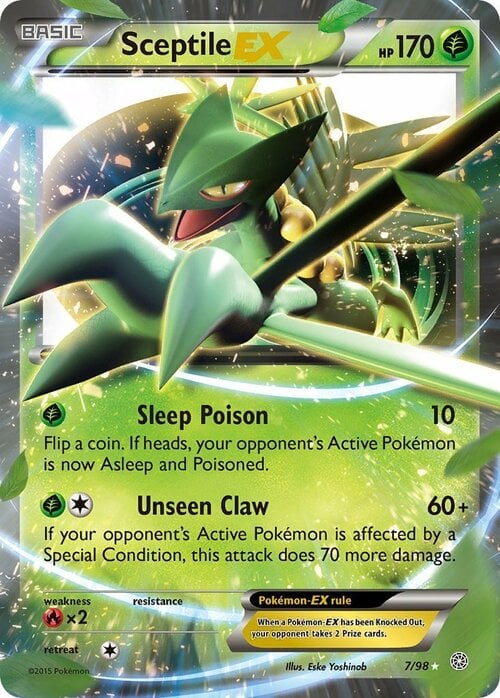 Sceptile EX Card Front