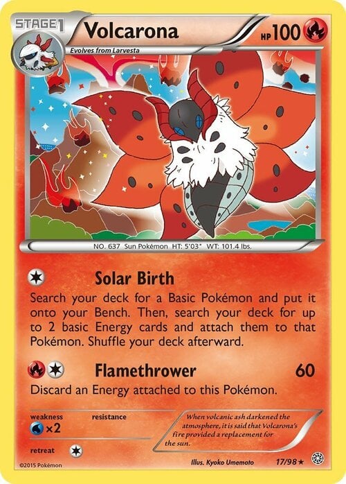 Volcarona Card Front