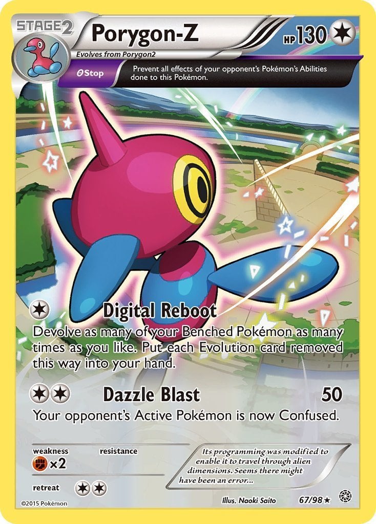 rare porygon card Uncommon Reverse Holo 2016 XY Description coming soon... 2008 Pokemon D & P