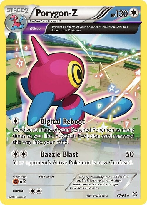 Porygon-Z Card Front