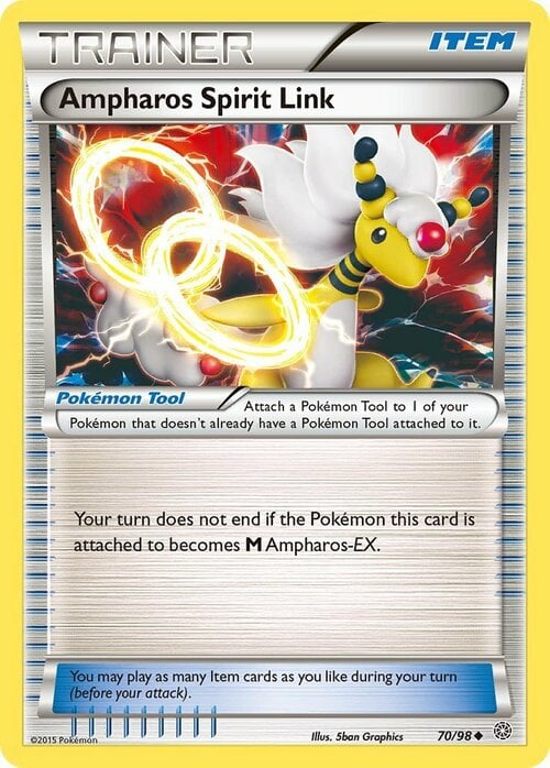 Ampharos Spirit Link Card Front