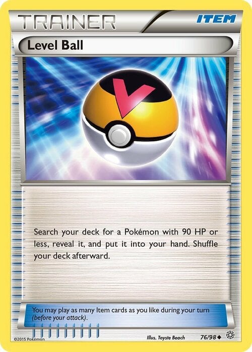 Level Ball Card Front