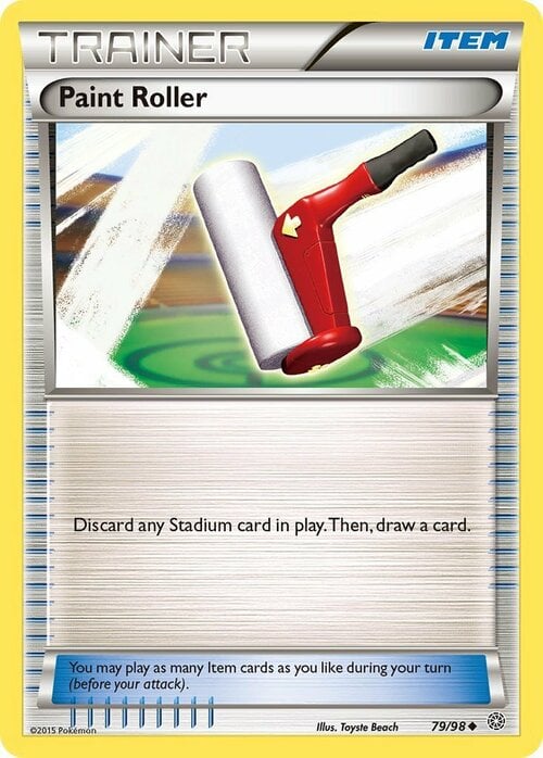 Paint Roller Card Front